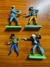 Vintage 1970s Britains Ltd Deetail Cowboys Toy Figures