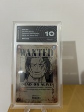 Shanks OP09-004 - One Piece Emperors in the New World - AiGrade 10