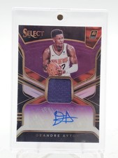 DEANDRE AYTON 2018-19 SELECT PATCH AUTO PURPLE PRIZM /99 #RJA-DAY Q2011