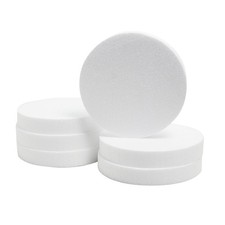 4 Inch 6 Pack Foam Circles for Crafts, Polystyrene Foam Discs for DIY Project...