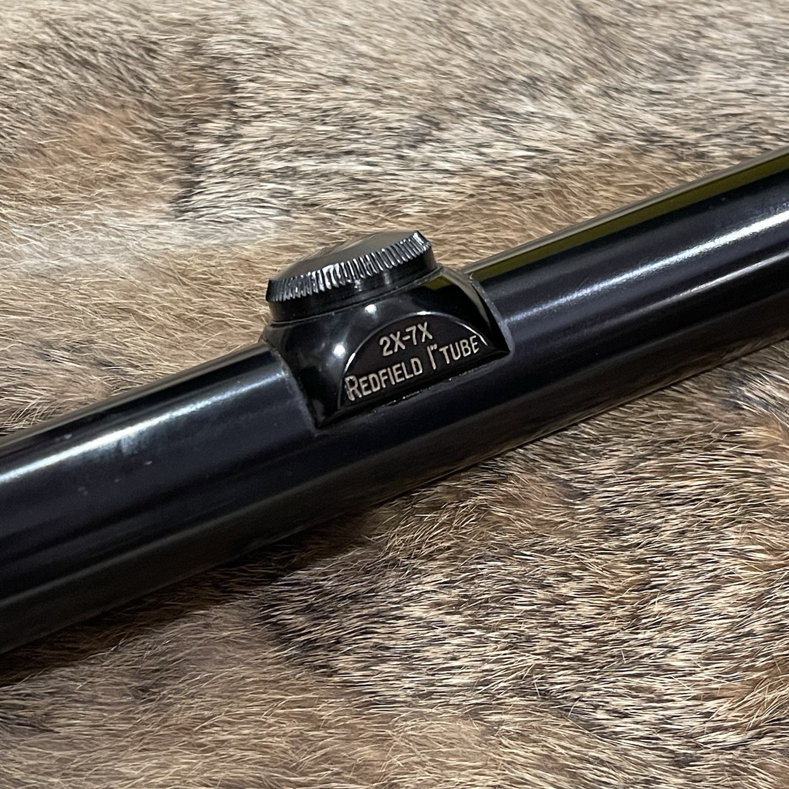 VINTAGE REDFIELD 2X-7X GLOSS 1" RIFLE SCOPE CENTER DOT FINE RETICLE RARE FIND