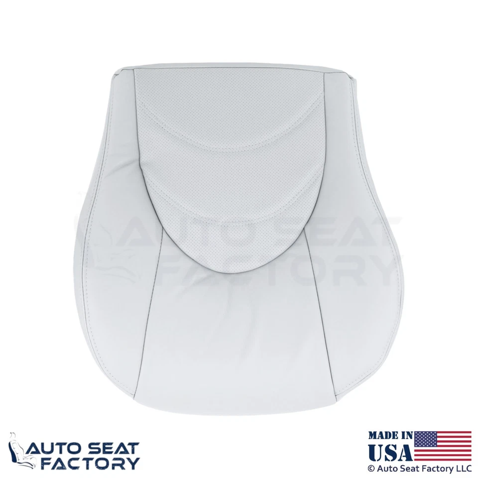 2003-2006 Fits Jaguar XKR XK8 Genuine Leather Front Bottom Seat Covers Dove - Image 2 of 4