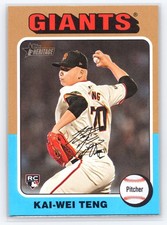 2024 Topps Heritage #638 Kai-Wei Teng San Francisco Giants Rookie
