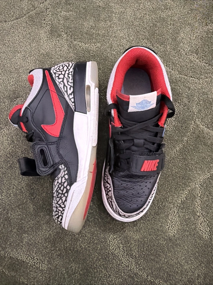 Nike Niños Air Jordan Legacy 312 Bajo CD9054-004 Negro Tenis Zapatos Talla 5.5Y Foto 4 de 4