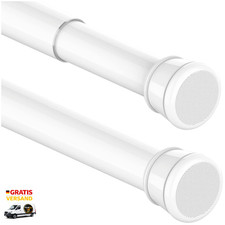 ausziehbare duschvorhangstange 4m extra länge teleskopstange ohne boh