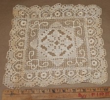 Lot Of Vintage Handmade Doiles, Scarves etc.