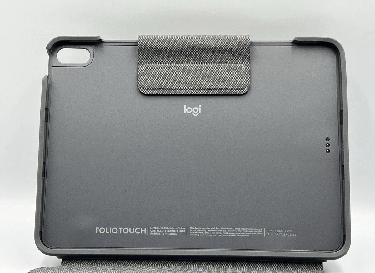 Logitech FOLIO TOUCH YU0043 iPad Keyboard Case W/trackpad