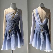 Specialized skating costume Customized Competition ice skating dress Girls woman