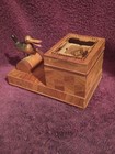 VINTAGE WOODEN DUCK MECHANICAL CIGARETTE DISPENSER — photo 8