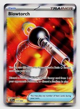 Pokemon Blowtorch 117/094 Ultra Rrare Holo Trainer Card TCG