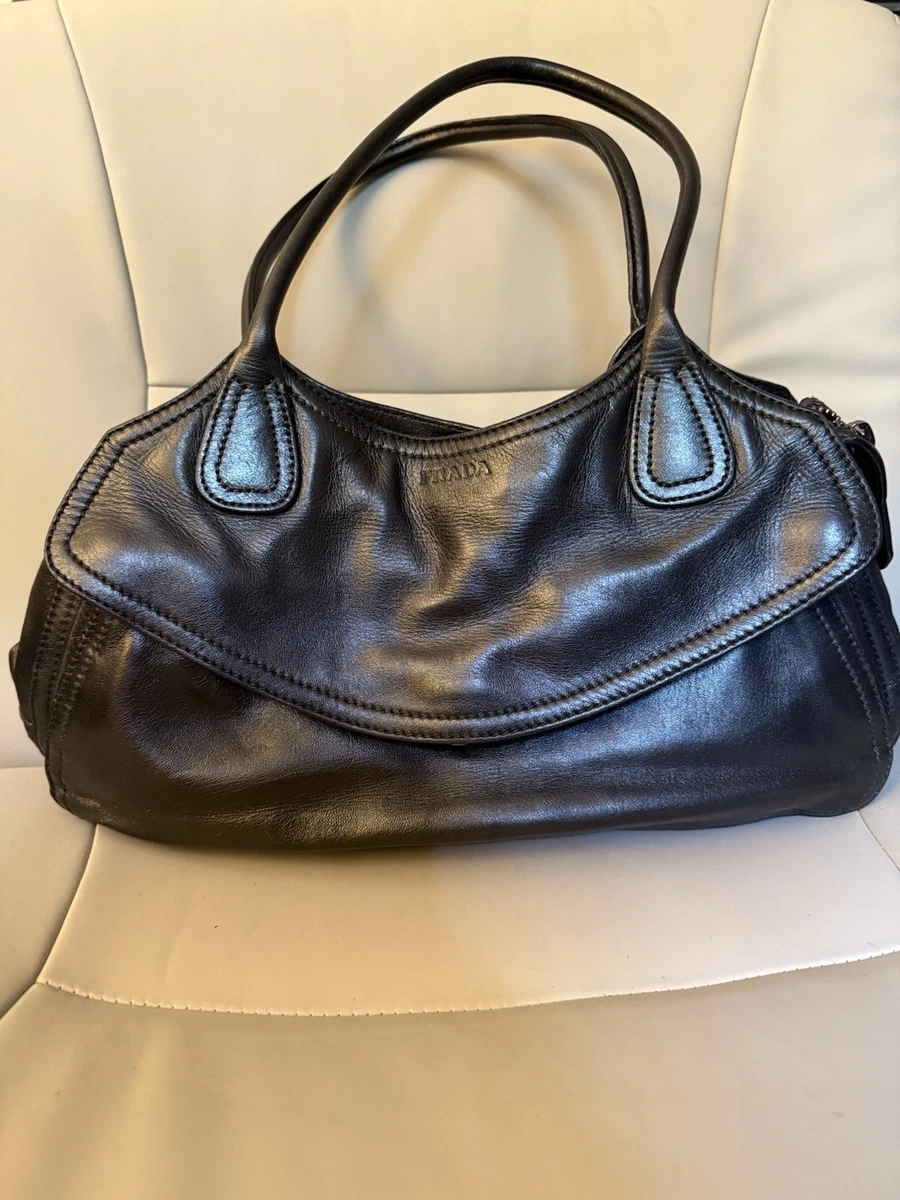 PRADA Leather Exterior Shoulder Bag Bags & Handbags for Women for