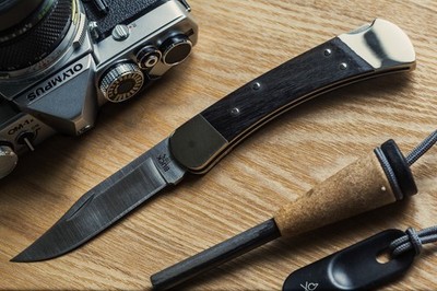 Buck 110 Slim Elite Stealth Run #010 in Magnacut Steel with Pocket Clip
