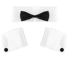 Men's 3 Piece Stripper Play Fancy Dress Boy Chippendale Set Hen & Stag Do Party