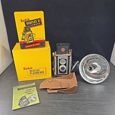 Vtg Kodak Duaflex II 2 Duaflex Film Camera KodarLens With Strap, Flash,  Boxes