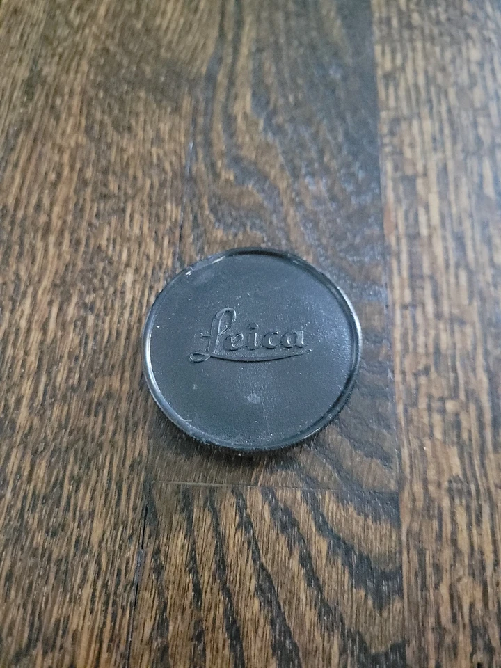 Leica Logo Front Push-On Cap - Black - Unkown Size - 42mm? - See Pictures  - Image 3 of 3
