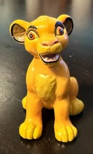 Disney Collectible Vintage The Lion King Baby Simba PVC Figure Cake Topper Toy