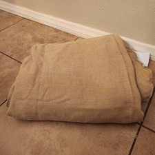 NEW Pottery Barn Belgian Linen Double Flange FULL / QUEEN Duvet Tumbleweed
