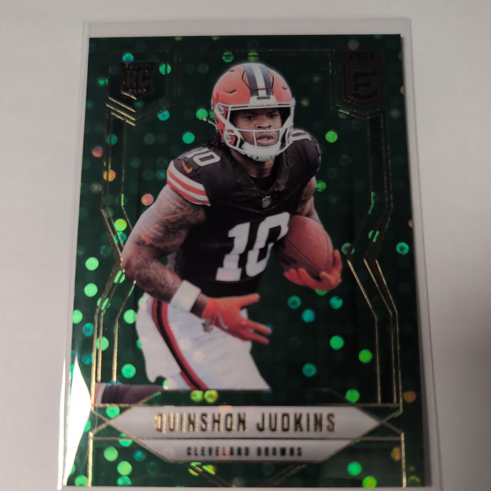2025 Donruss Elite Green Disco Quinshon Judkins #121