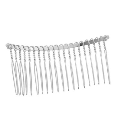 7 .8cm Wedding Hair Pieces for Brides Metal Wire Clip Combs Bridal Veil