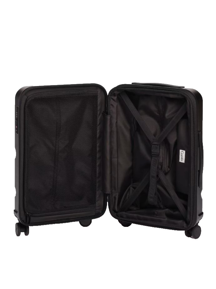 COMFRT 21" Carry-On Companion Luggage JET BLACK