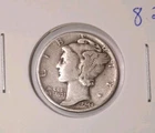 1944 Mercury silver dime San Francisco VF WII Era. In Cod ( God)  We Trust. F++