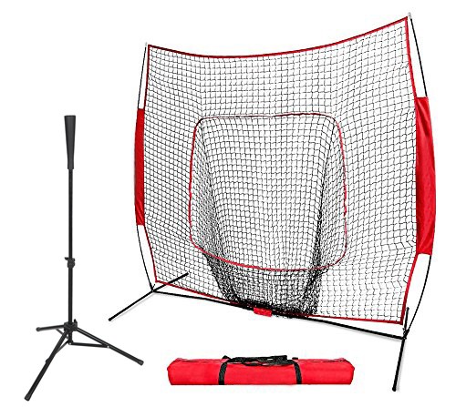 7'×7'/5'x5' Baseball & Softball Übungsnetz Trainingshilfen mit Tragetasche tragbar - Bild 49 von 68
