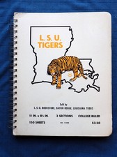 VTG Spiral Bound L.S.U. Tigers Notebook - Bookstore College Ruled 11 IN x 8.5 IN