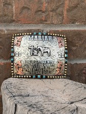 Cowboy Trophy Rodeo Style Belt Buckle