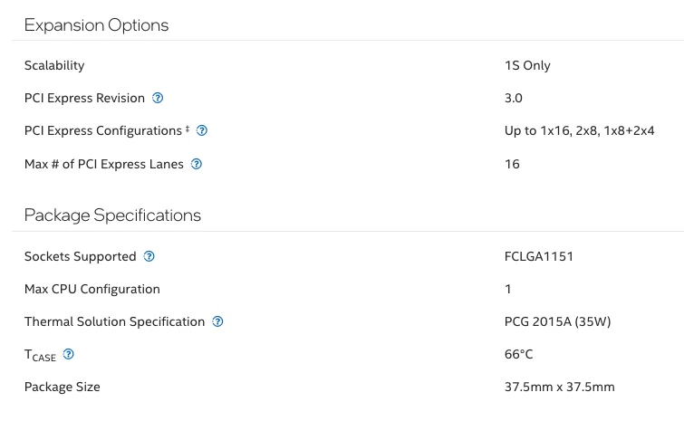 Intel Core i3-6100T 2-Core 3.20GHz 2MB Cache FCLGA1151 SR2HE Processor - Image 3 of 4