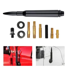 5.7" 50 Cal Bullet Antenna For Ford Dodge Chevy GMC Jeep Toyota Truck Black