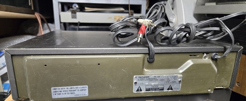 Pioneer PL-05 Front Loading Stereo Turntable - For Parts Only