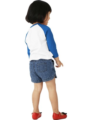 Infant Baseball Raglan T-Shirts 3/4 Sleeve Jersey Tee Boys Girls Baby Preschool - Picture 51 of 72