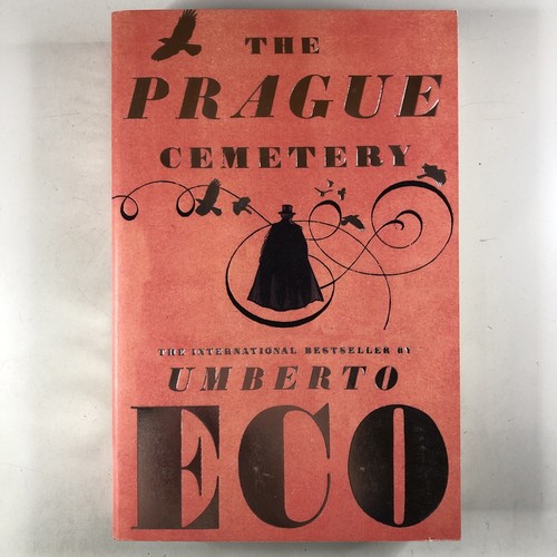 The Prague Cemetery by Umberto Eco Large Paperback Historical Fiction Book Novel