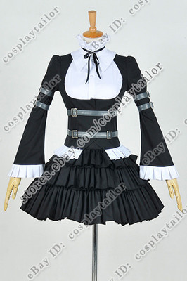 Fairy Tail Cosplay Erza Scarlet Costume Anime Lolita Maid Dress