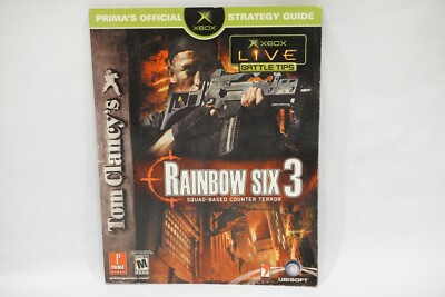 Tom Clancy's Rainbow Six 3 Prima Strategy Guide Book Good Condition SHIPS FREE!!