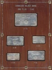 Vintage Johnson Matthey JMC 🍁 999+ Fine Silver Complete Bar Set~ Capital Holder