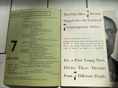 Marcel Duchamp Surrealism Max Ernst / Dreams That Money Can Buy 1st Edition 1947 - Picture 2 of 19