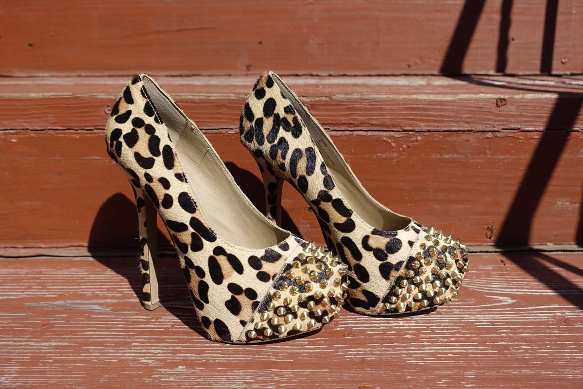 STEVE MADDEN BOLDDD LEOPARD High Heels 7 NIB | eBay