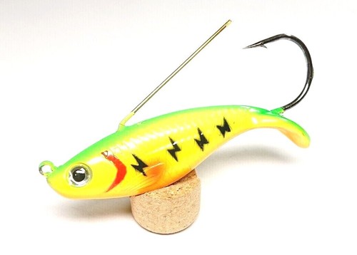 Pike lure Weedless Bullet Lure 85mm 21.2g 4/0 hook sinking wobbler long cast - Picture 4 of 55