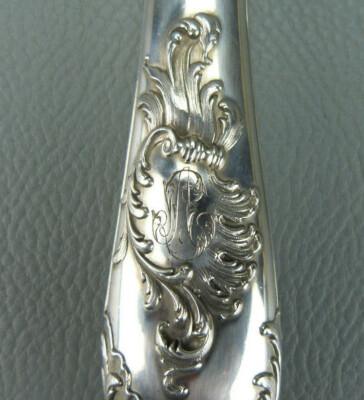Ensemble De Couverts à Poisson Ancien - Manche Argent Fourré, Style Louis XV