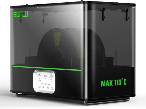 SUNLU E2 Trockner Box,Up to 110℃,Trocknen und Glühen 2-in-1 Filament Dryer Box
