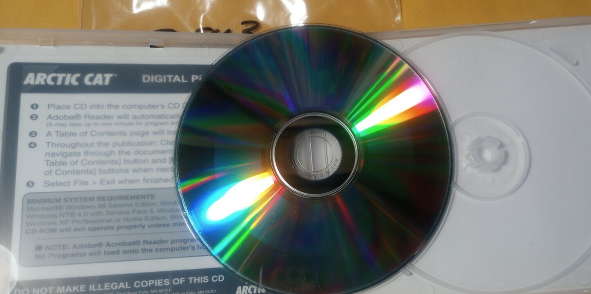 Arctic Cat Used 2010 366 ATV Service Manual CD 2258-573 (S-803) | eBay