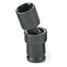 Grey Pneumatic 912UMS 1/4" Surface Drive x 12mm Standard Universal Socket