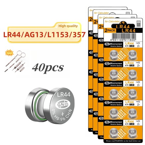 LR44 Batteries AG13 Cell Battery 1.5V 357 SR44 LR1154 L1154 Battery Toys Remote - Picture 20 of 26