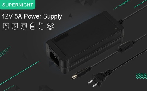 AC 100-240V to DC 12V 5A Power Supply Transformer Converter for LED Strip Lights - Picture 4 of 12