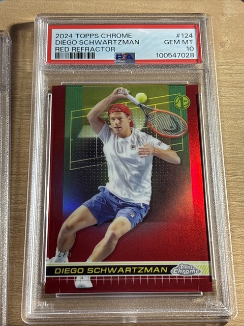 2024 TOPPS CHROME RED /5 SSP DIEGO SCHWARTZMAN! PSA 10 !! 🤯🔥ARGENTINIEN ZUKUNFT HOF