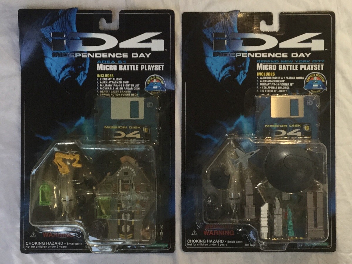 Independence Day ID4 SET OF 2 MICRO BATTLES PLAYSET Item No:30667