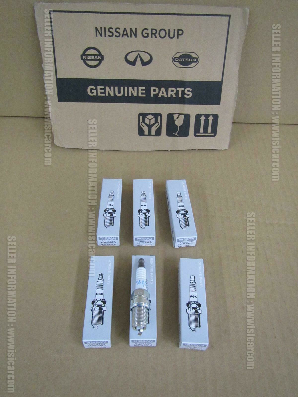 NISSAN SKYLINE GT-R BNR34 PLUG SPARK SET X6PC 22401-58S17 one engine RB26DETT 
