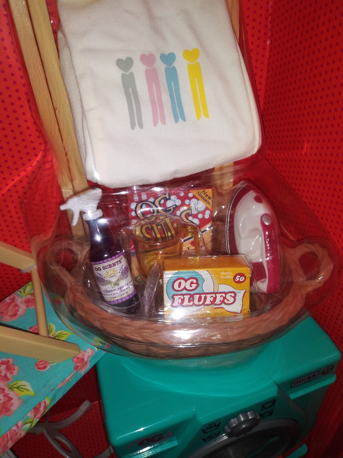Our Generation Tumble and Spin Laundry Set Fits Most 18" Dolls NEW
