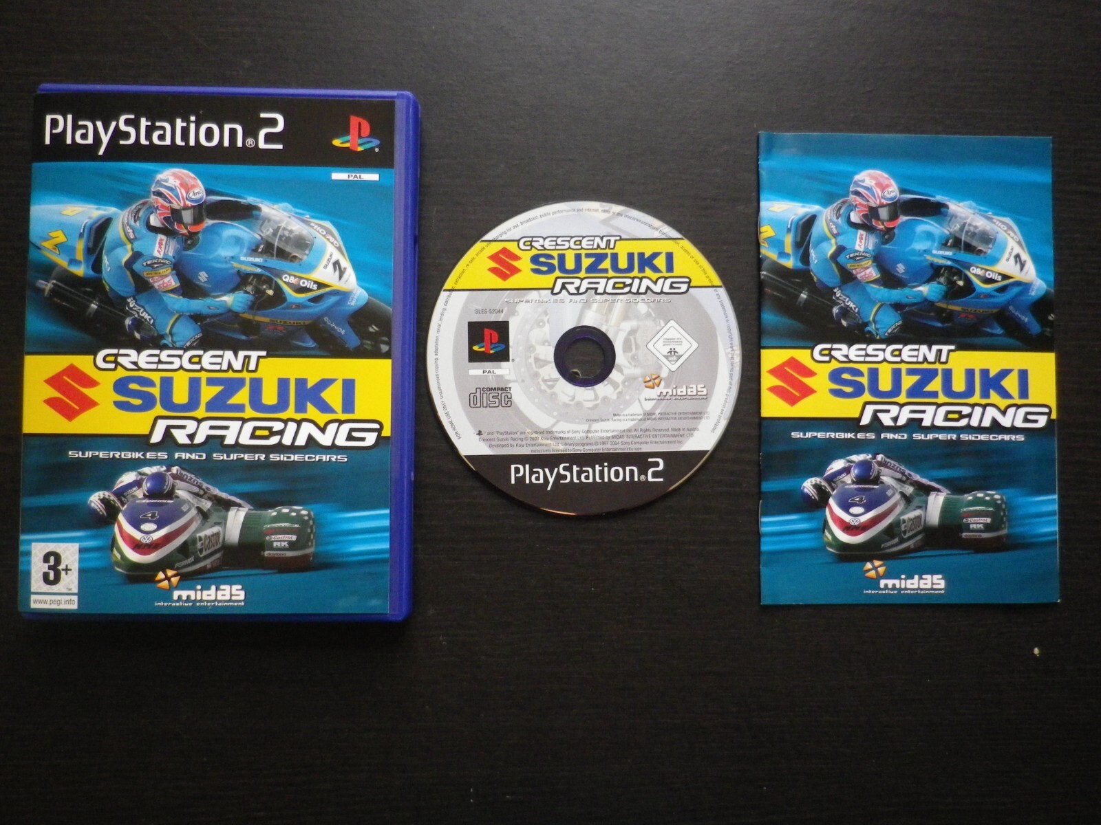 CRESCENT SUZUKI RACING : JEU Sony PLAYSTATION 2 PS2 moto COMPLET envoi suivi
